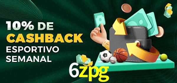 10% de bônus de cashback na 6zpg